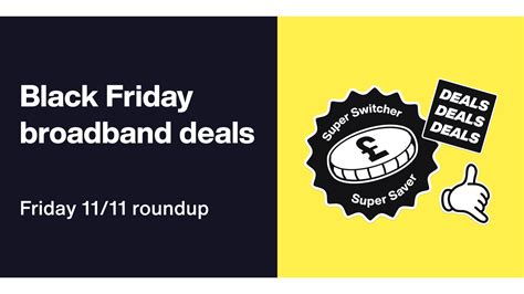 Our best early Black Friday broadband and TV deals