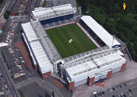 Pin on Stadiums in the UK using Google Earth