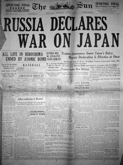 1945. The Associated Press Announces the Bombing of Hiroshima