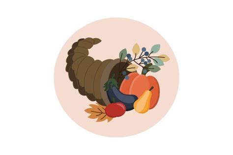 Thanksgiving Cornucopia SVG Cut file by Creative Fabrica Crafts · Creative Fabrica