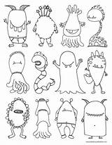 Monster Coloring Pages PDF Ideas For Kids  Coloringfoldercom sketch template