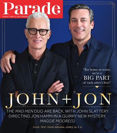 Jon Hamm + John Slattery Reunited! - Parade