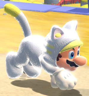 File:SM3DWBF White Cat Mario Screenshot.png - Super Mario Wiki, the ...