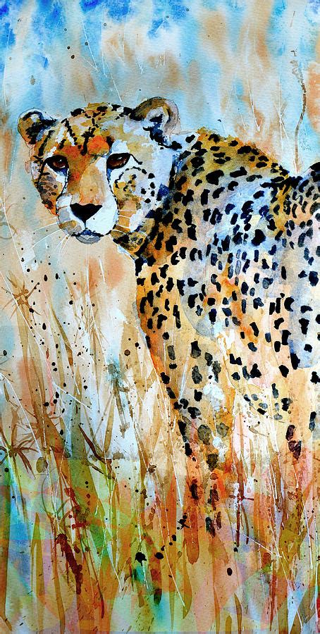 Cheetah Painting by Steven Ponsford - Fine Art America