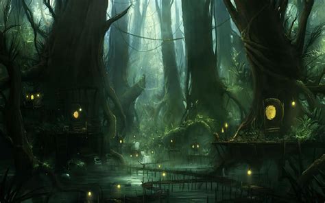 gnome village - Google Search Fantasy Forest, Dark Fantasy, Fantasy ...