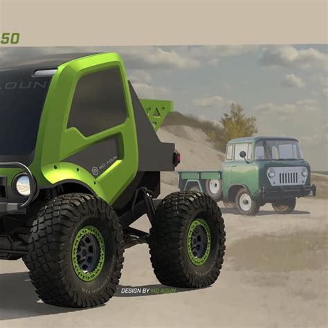 Modern Jeep Forward Control Looks Like the Perfect Electric Truck - autoevolution