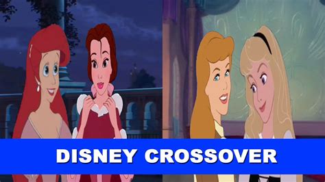 The Disney Princesses Meet!(Friendship Crossover) Cinderella, Belle, Ariel, Jasmine - YouTube