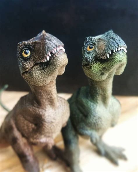 A pair of baby trex hanging out because it's #NationalSiblingsDay ...