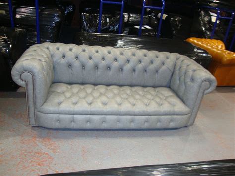 20+ Light Grey Leather Chesterfield Sofa