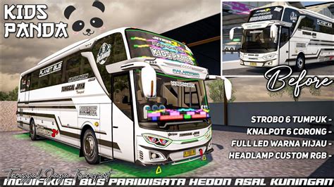 THE PLANET BUS🔥- Modif Bus Tunggal Jaya "Kids Panda", 95% Mirip Aslinya ...