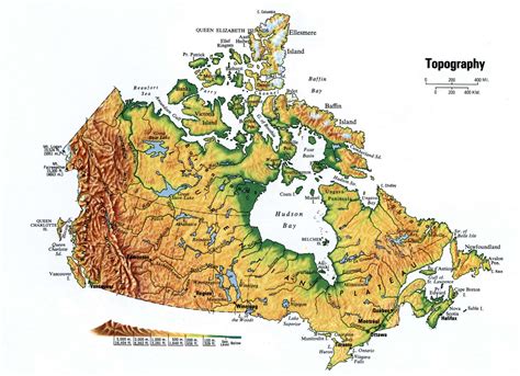 Topographic Map Of Canada – Get Map Update