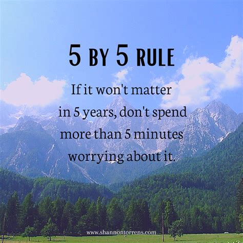 The five by five rule – Artofit