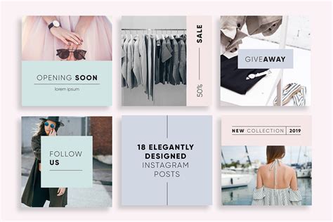 Elegant Instagram Posts | Instagram posts, Instagram design, Instagram post template