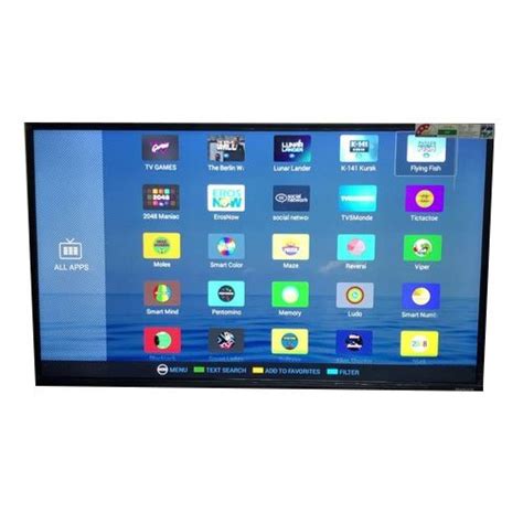 Black Wall Mount 42 Inch Assemble LED TV, Resolution: 1080x768 Hd, Wifi ...