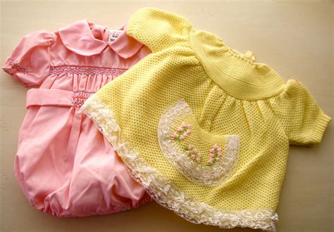 Tots and Bottoms: Vintage Baby Clothes