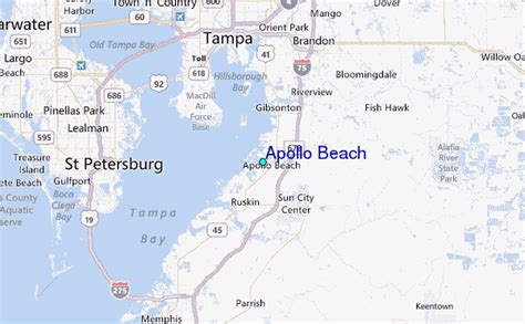 Map Of Apollo Beach Florida - Draw A Topographic Map