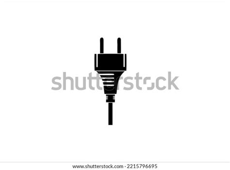 Cable Symbol White Background Illustration Wire Stock Illustration 2215796695 | Shutterstock