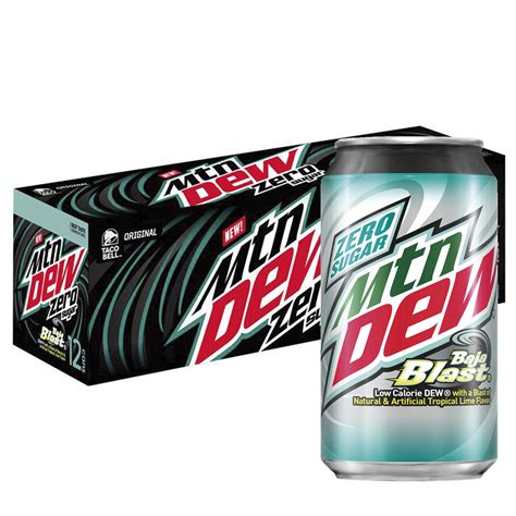 Mtn Dew Baja Blast Zero Sugar, 12 oz Cans, 12 Count – BrickSeek