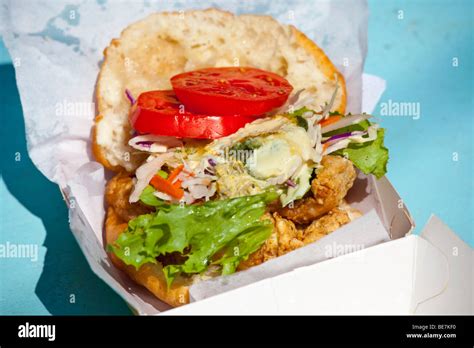 Bake N Shark at the Beach on Maracas Bay in Trinidad Stock Photo - Alamy