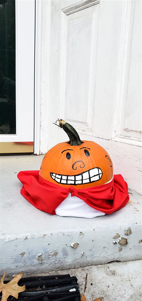 Painted Captain Underpants Pumpkin - Life With Jay Simms