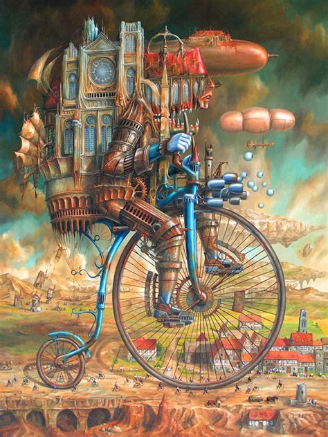 Extraordinary Paintings of Travel Vehicles by Jaroslaw Jasnikowski