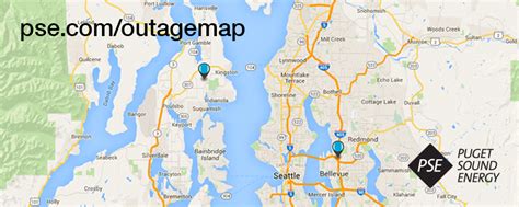 Puget Sound Energy Outage Map - Maping Resources