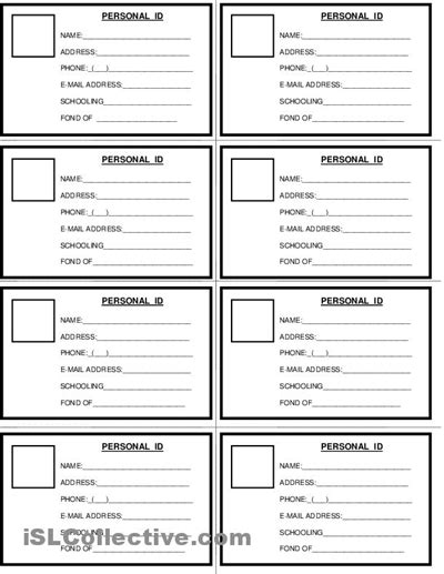 Free Printable Membership Card Template - Printable Templates Free