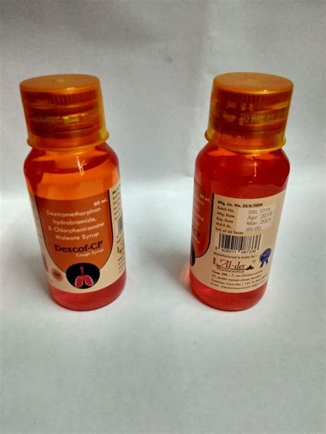 Dexcof CP Cough Syrup, Bottle Size: 60 ml at best price in Indore | ID ...