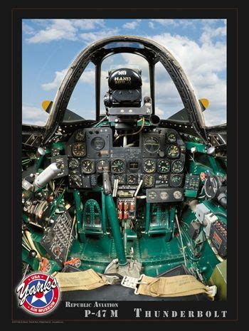 P-47M Thunderbolt Cockpit Poster Private Plane, Private Jet, Wwii ...