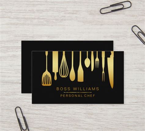 Chef Business Cards | Free & Premium Photoshop | Vector | PDF Downloads