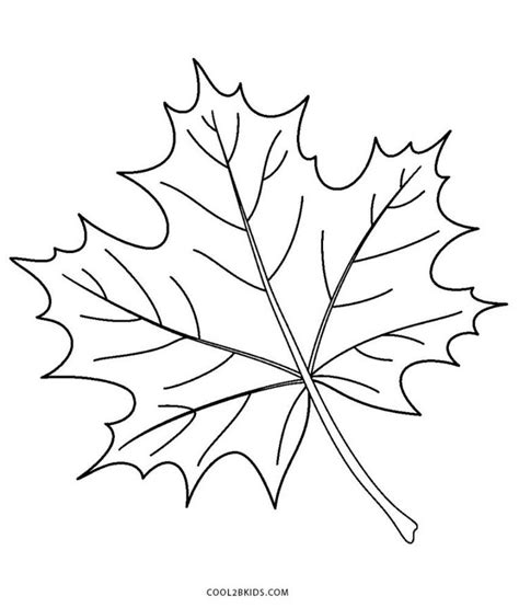 Free Printable Leaf Coloring Pages For Kids | Leaf coloring page, Leaf template, Leaves template ...