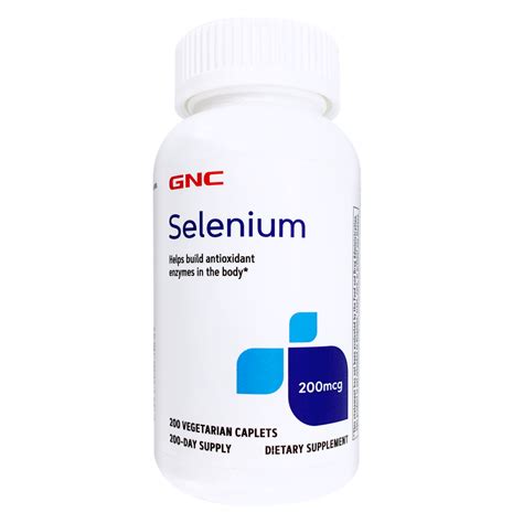 Selenium 200 mcg 200 Caplets - gnc.com.au