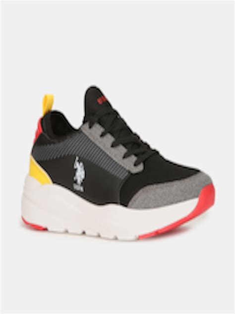 Buy U.S. Polo Assn. Men Black Sneakers - Casual Shoes for Men 11497150 | Myntra