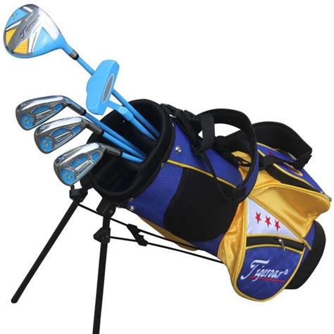 Tigeroar brand. junior kids children LEFT handed golf clubs half set with bag. golf clubs kids ...