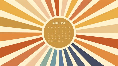 FREE AUGUST 2023 DESKTOP CALENDAR BACKGROUNDS (EASY DOWNLOAD)