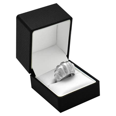 Premium Textured Ring Box