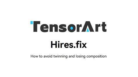 Tensor.Art workshop is coming! 【Hires fix 】is really amazing! - YouTube