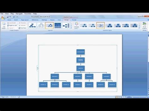 Organizational Chart Template Word | DocTemplates