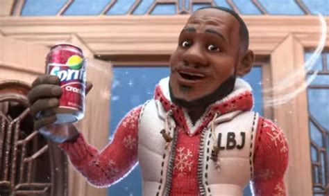 Sprite Cranberry Christmas Commercial Song - Animated LeBron James & DRAM