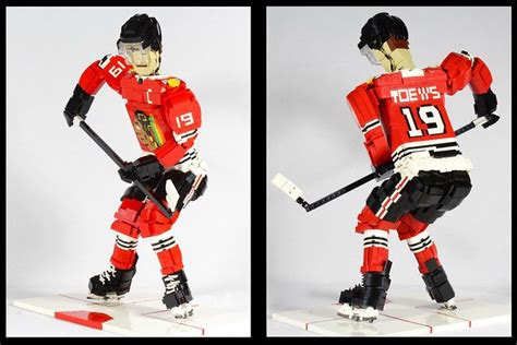 Chicago's hockey legend is padded up in LEGO - The Brothers Brick | Chicago hockey, Jonathan ...