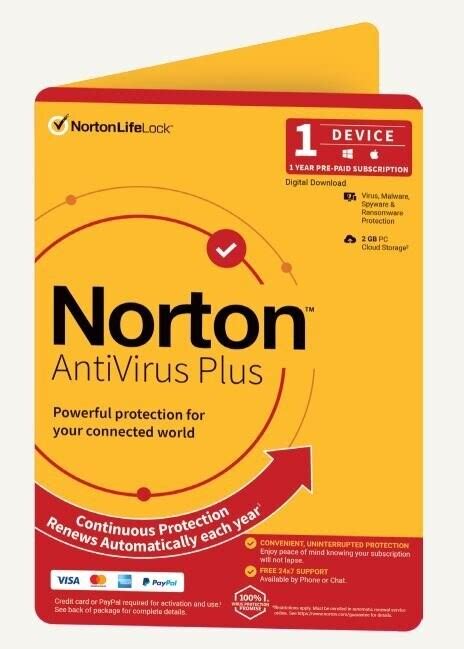 Norton Antivirus (3 Options)