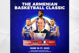 Armenian, French basketball teams to play friendly matches in LA ...