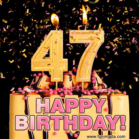 Happy Birthday 47 Gif