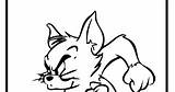 Radkenz Artworks Gallery Thomas The Cat coloring Page sketch template