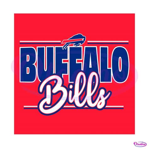 Buffalo Bills Logo Football SVG