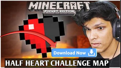 HOW TO DOWNLOAD HALF HEART CHALLENGE MAP IN MINECRAFT |Half Heart Challenge Map || Mythpat ...