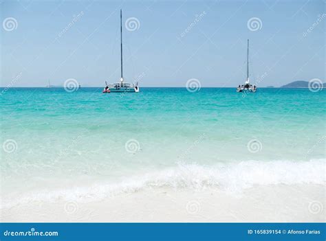 Whitehaven Beach on the Whitsunday Island. Editorial Stock Image ...