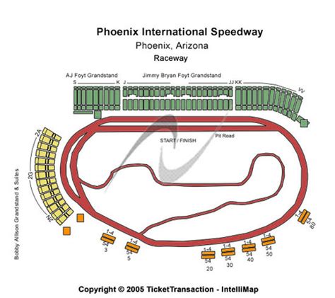 Phoenix International Raceway Tickets in Avondale Arizona, Seating ...