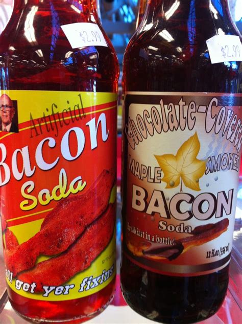 Bacon flavored soda | Flavored bacon, Smoked bacon, Bacon