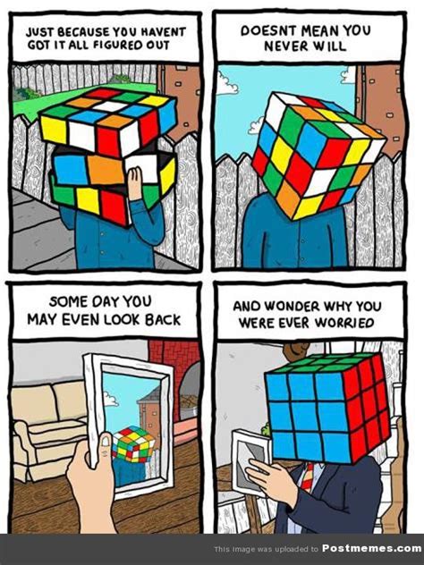 cool-comic-Rubiks-cube-head | Comics, Funny pictures, Pictures